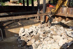 Mittelpfeiler Fundament