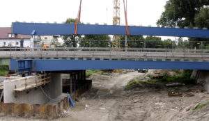 Stahlträger Hansabrücke
