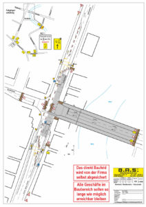 Goebenstraße Detailplan Sperrung