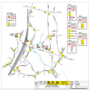 Hansabrücke Umleitungsplan Vollsperrung