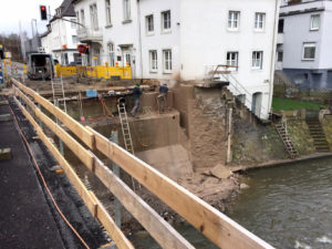 Seilsäge Widerlager
