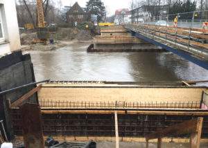 Hochwasser Hansabrücke