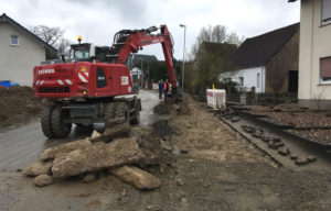 Rückbau Gehweg