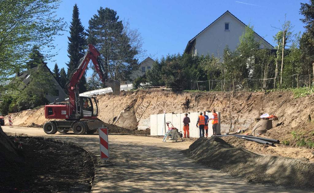 Winkelstützen einbauen