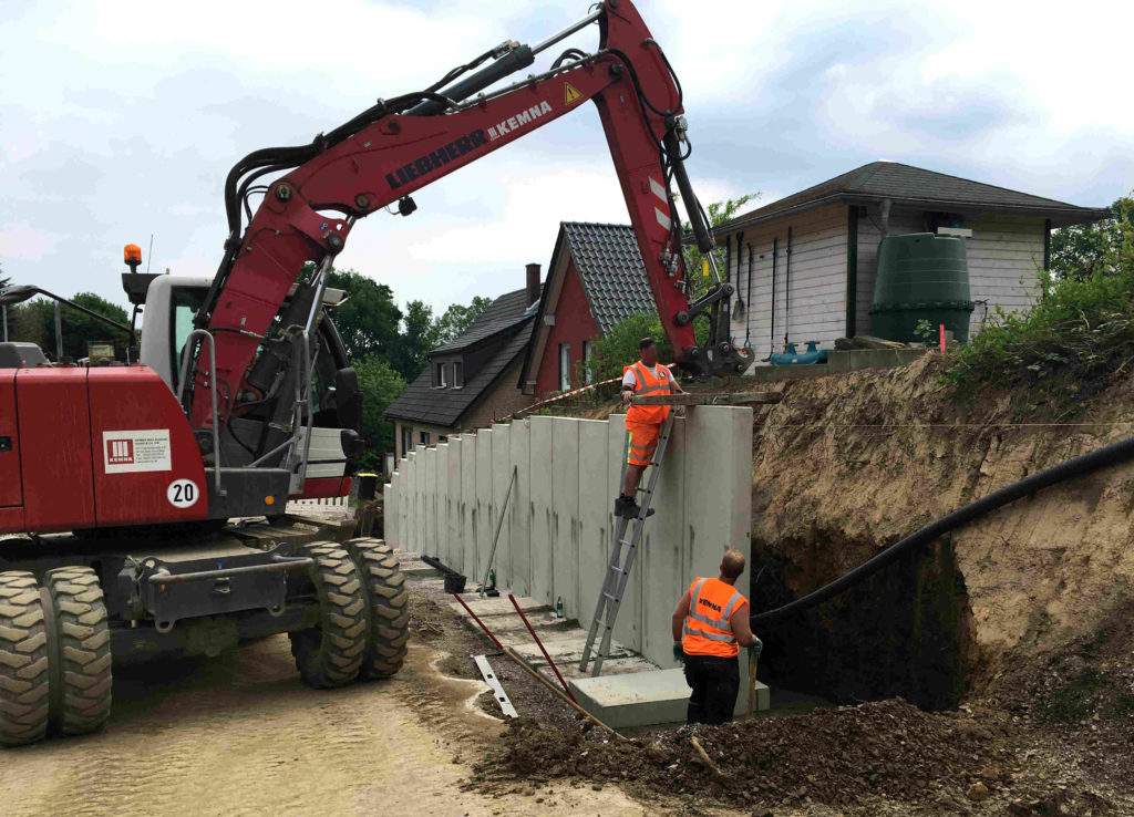 Einbau Winkelstütze