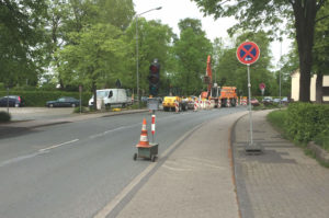 Baustellenampel Lange Straße