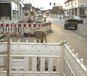 Versorger Baustelle