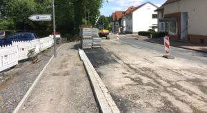 Pflaterarbeiten Friedhof Spenge