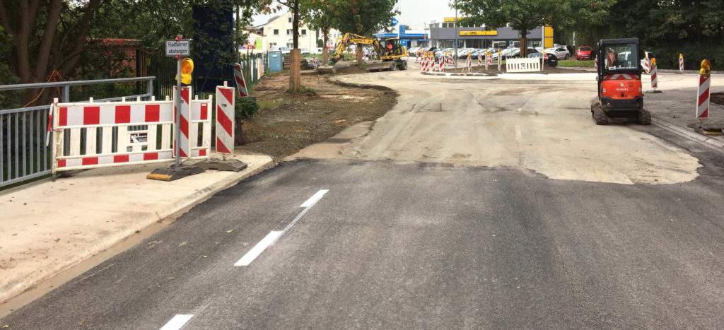 Kreisverkehr Ravensberger Straße Spenge