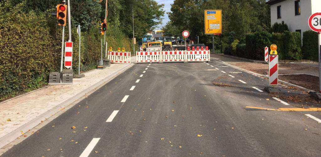 Sperrung Lange Straße Spenge