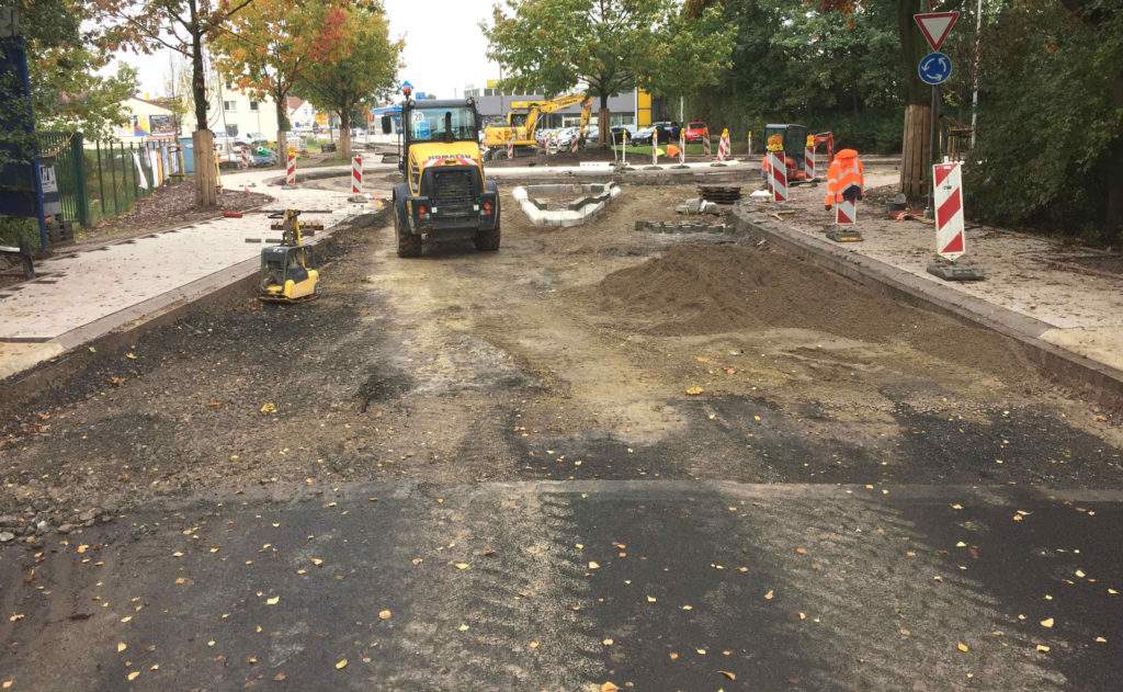 Unterbau Lange Straße Spenge