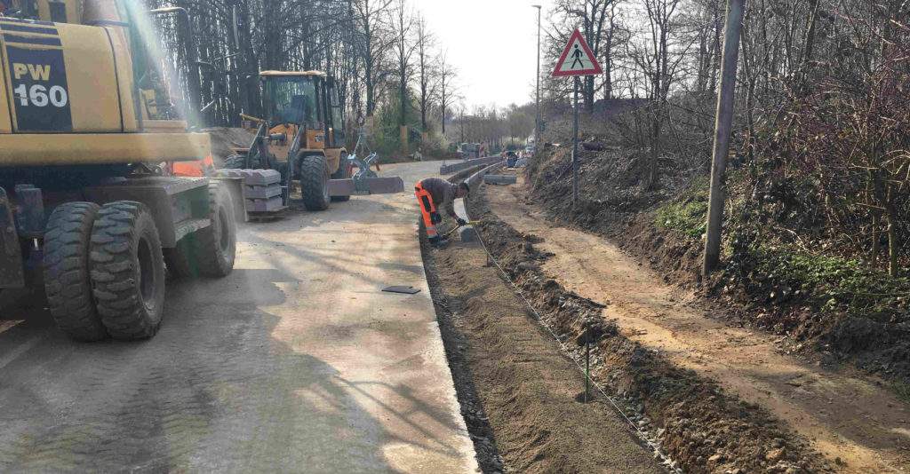 Bordsteine setzen