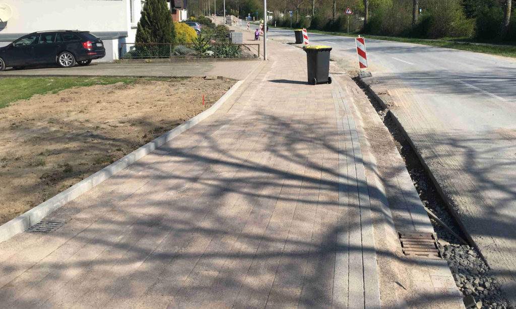 Gehweg Maschstraße 1. Bauabschnitt