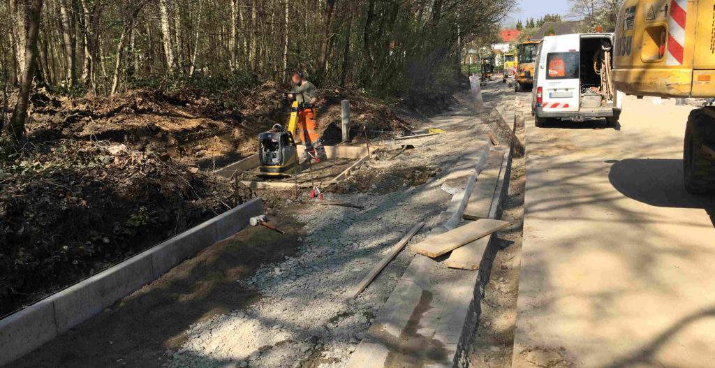 Fundament Bushäuschen